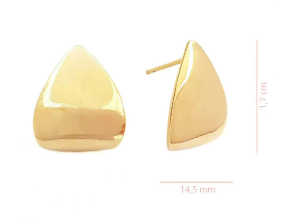 EARRING FLAT TEAR DROP