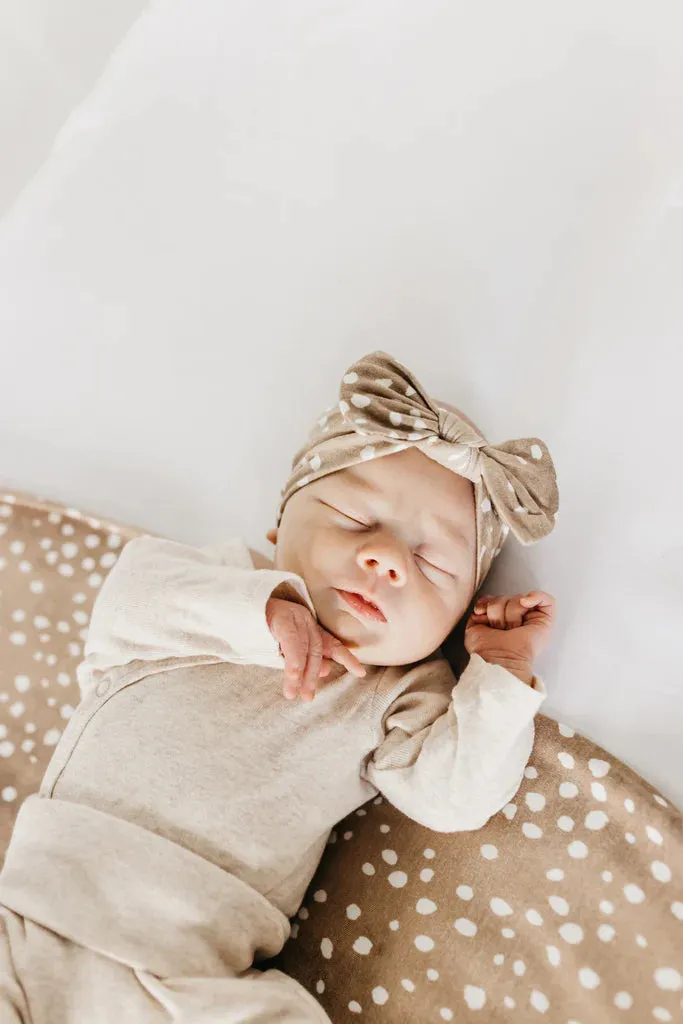 Fawn Knit Headband Bow