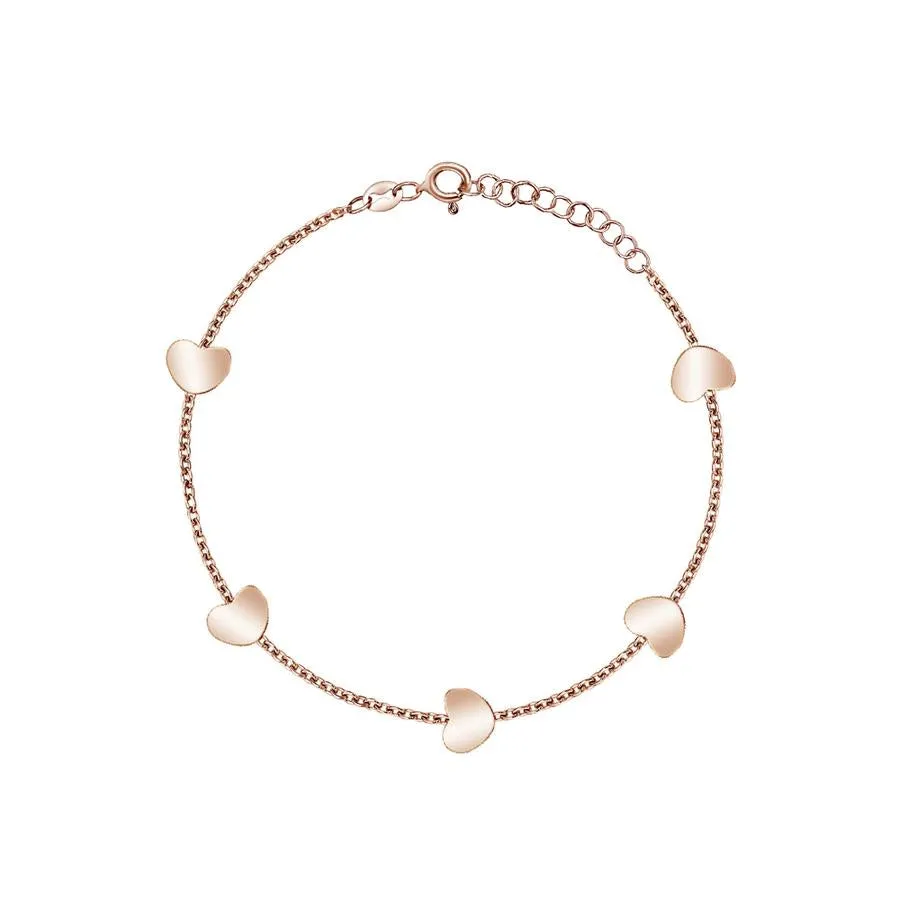 FIVE HEART BRACELET