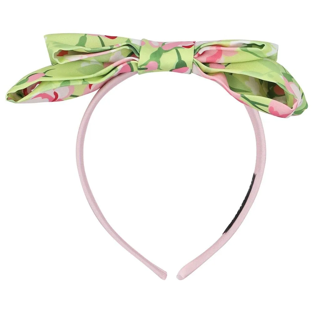 Floral Bow Headband