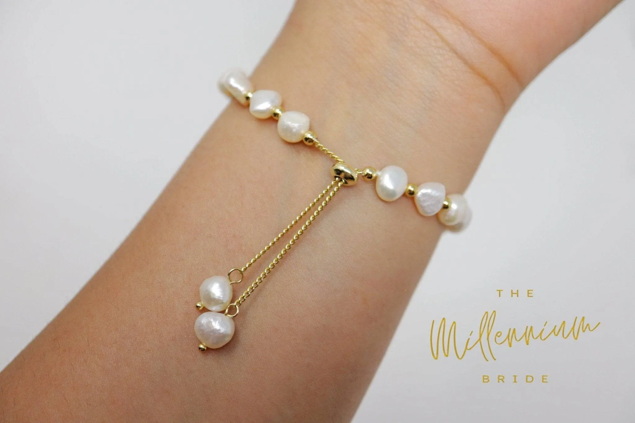 Freshwater Pearl Bracelet, Wedding Bracelet, Statement Bracelet, Real Pearl Bracelet,Gift for her, wedding jewelry, Bride bracelet.