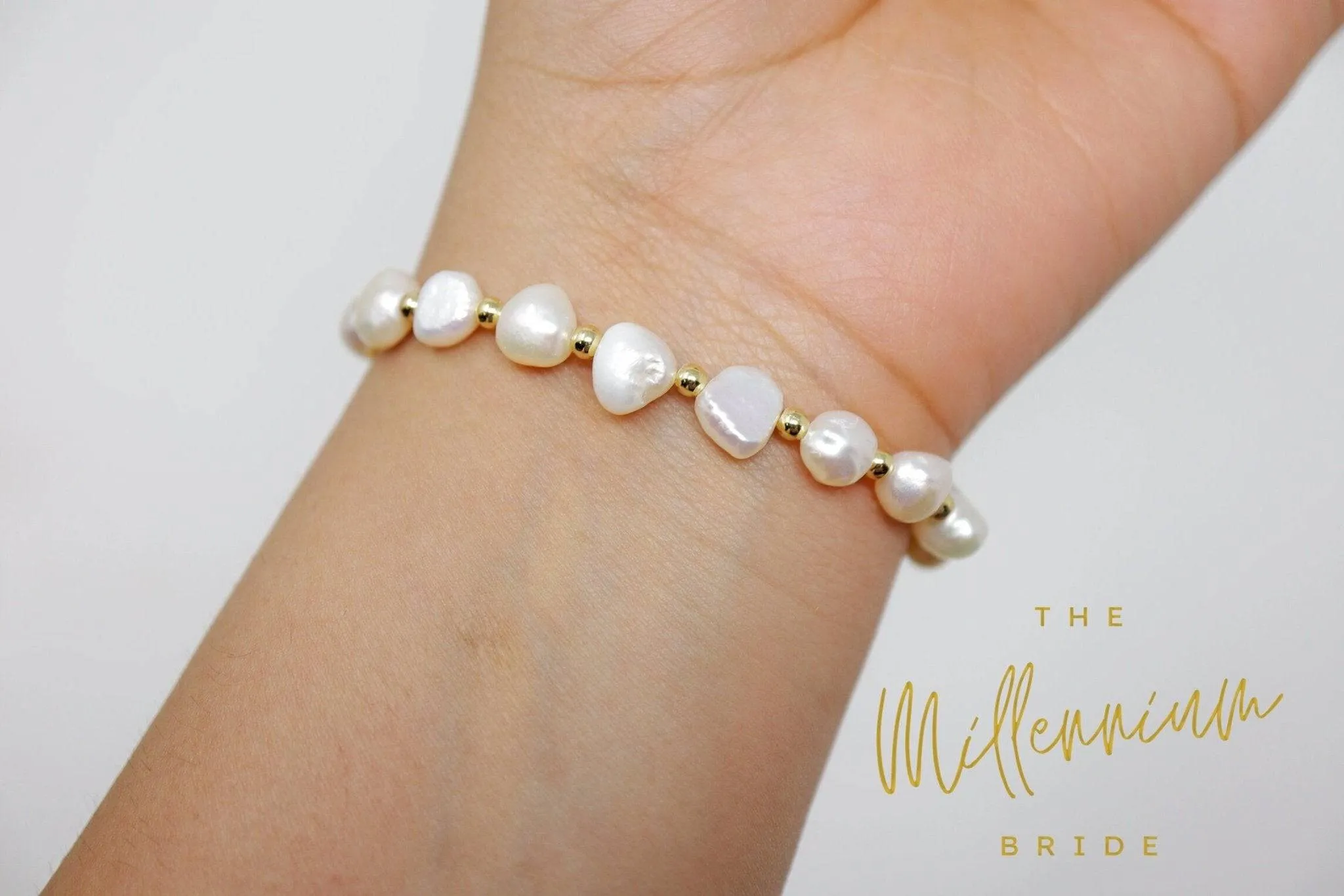 Freshwater Pearl Bracelet, Wedding Bracelet, Statement Bracelet, Real Pearl Bracelet,Gift for her, wedding jewelry, Bride bracelet.