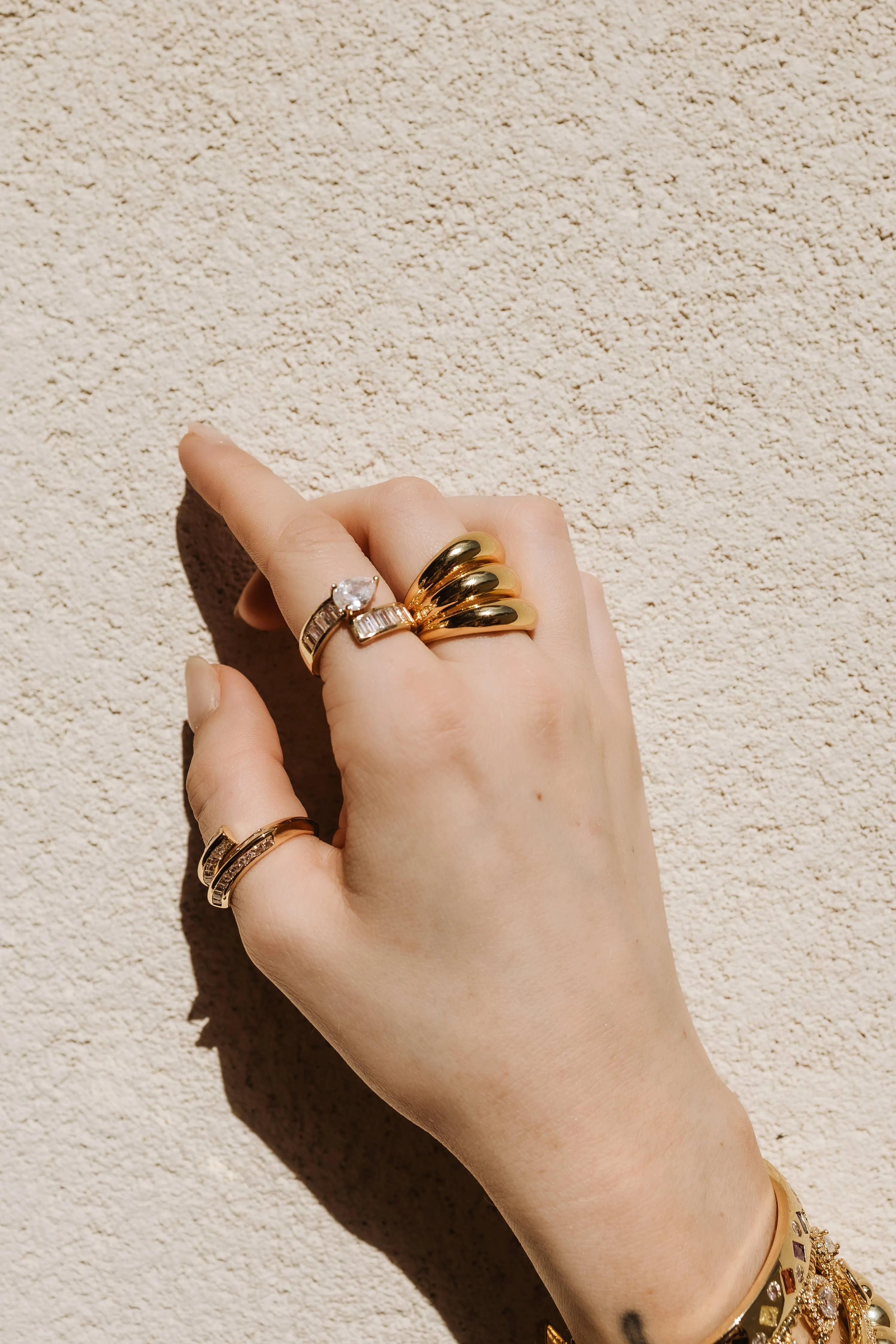 Elegant Gem-Encrusted Wrap Ring