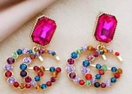 Glamourous Gem Earrings 2 color options