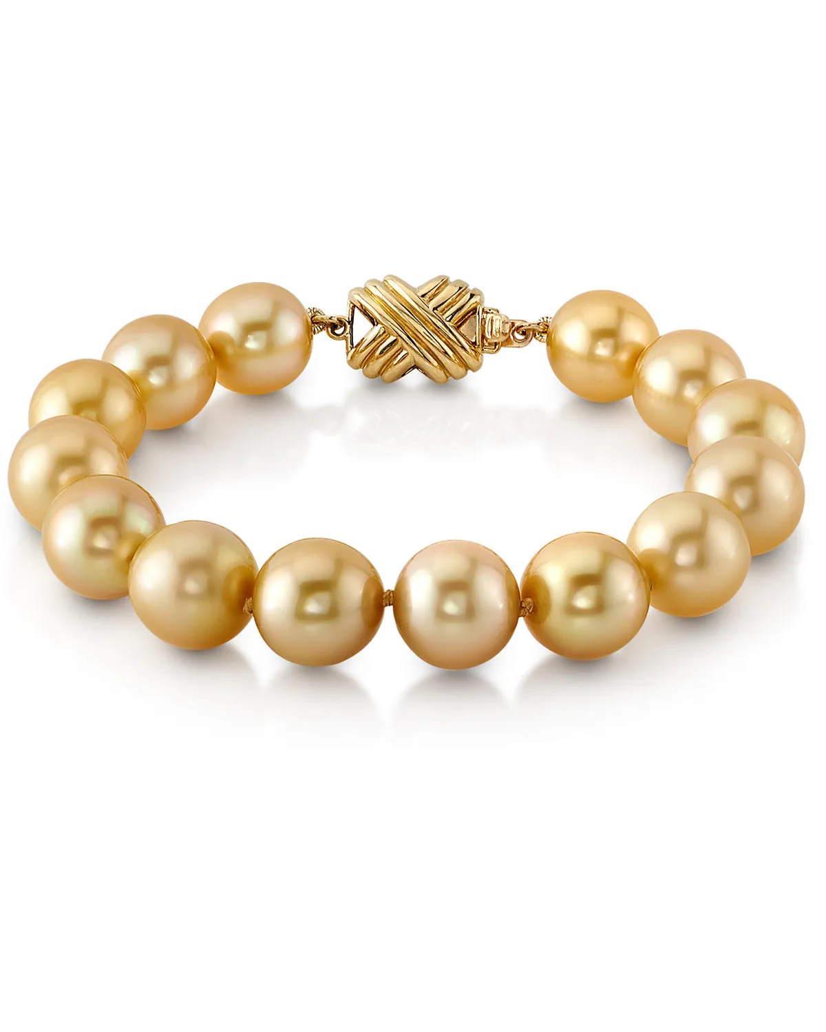 Golden South Sea Pearl Bracelet, 10.0-11.0mm