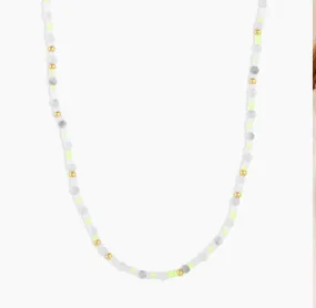 Gorjana Poppy Gem Necklace (Howlite)