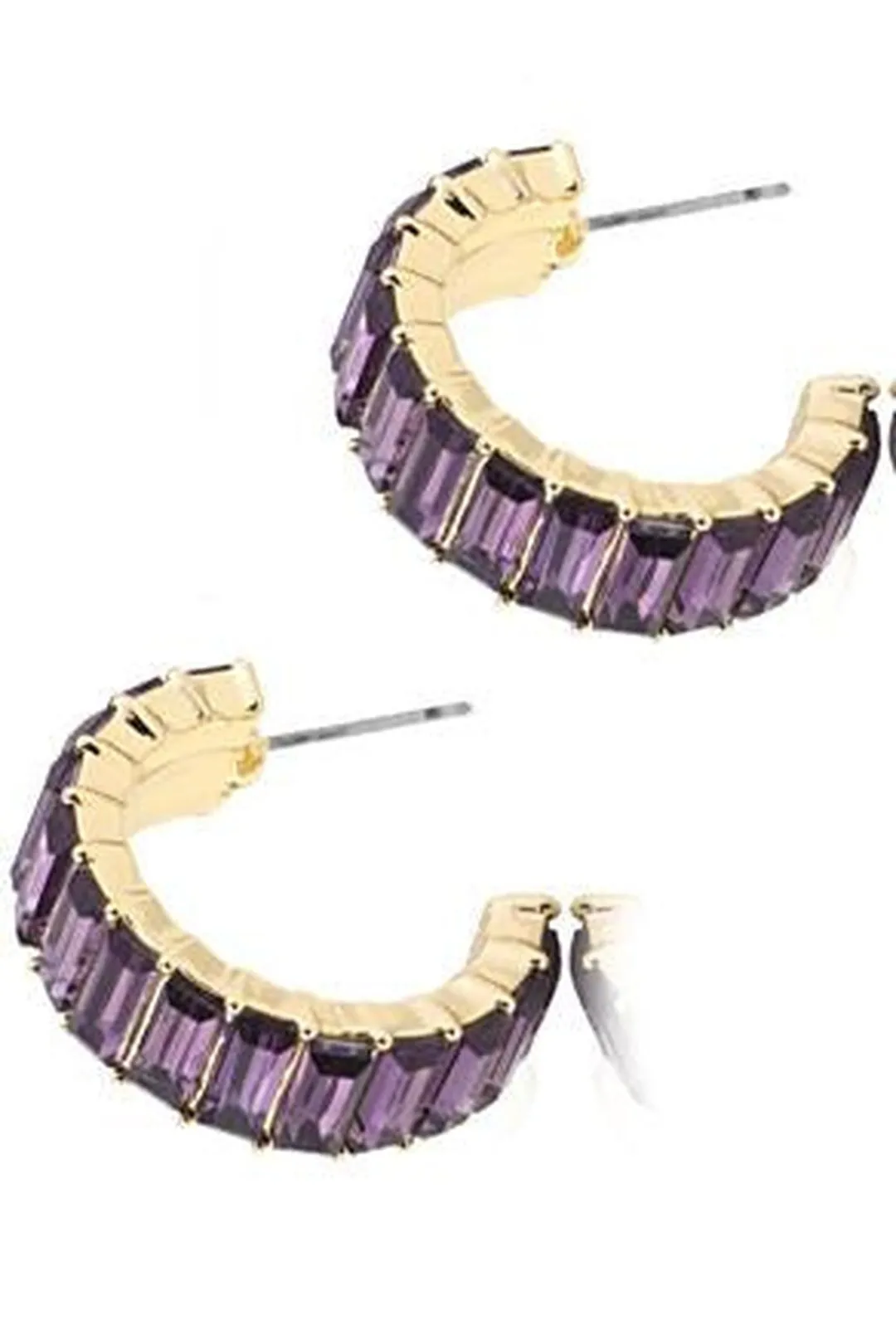 GRAZIELLA - GOLD GEM STONE EARRING