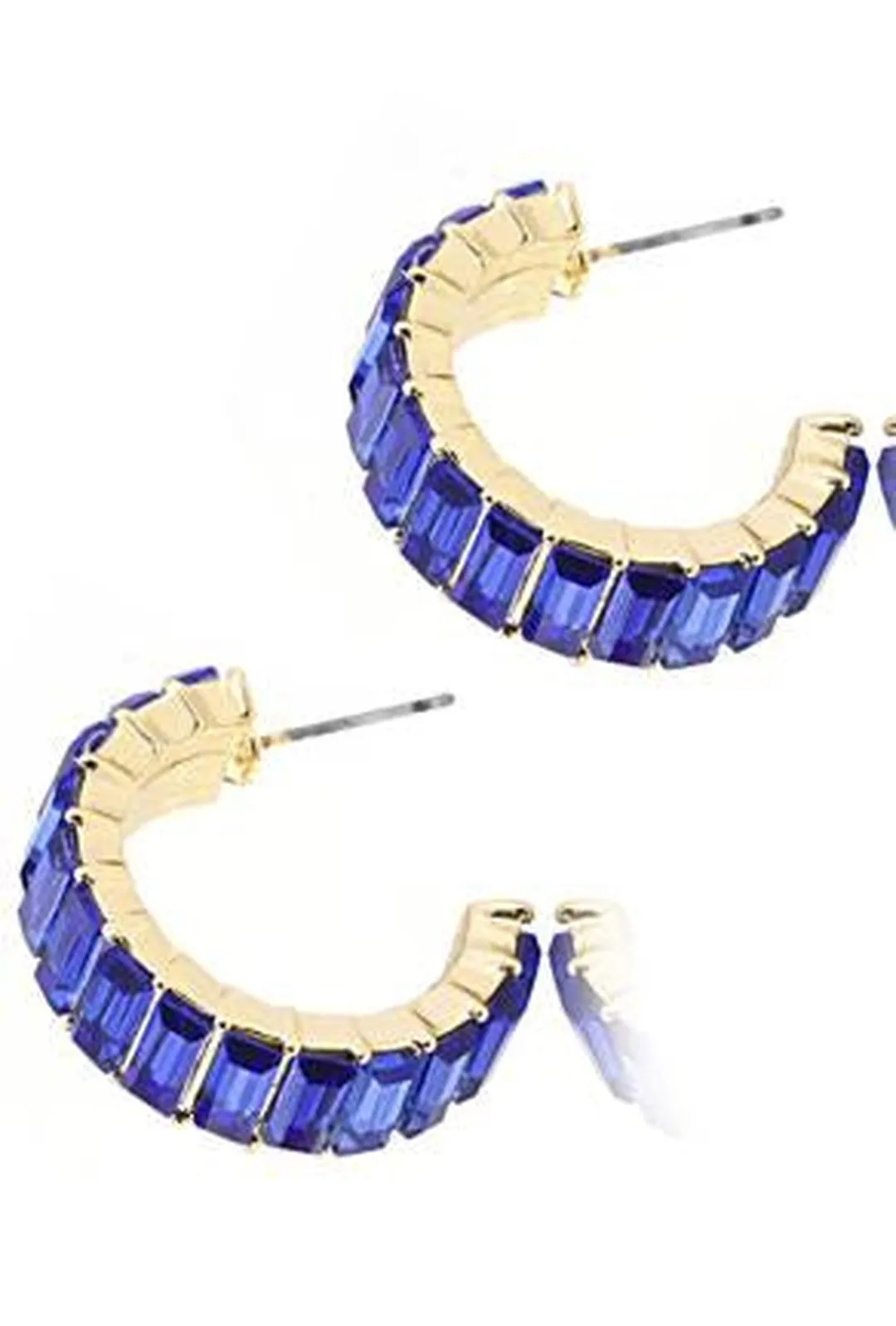 GRAZIELLA - GOLD GEM STONE EARRING