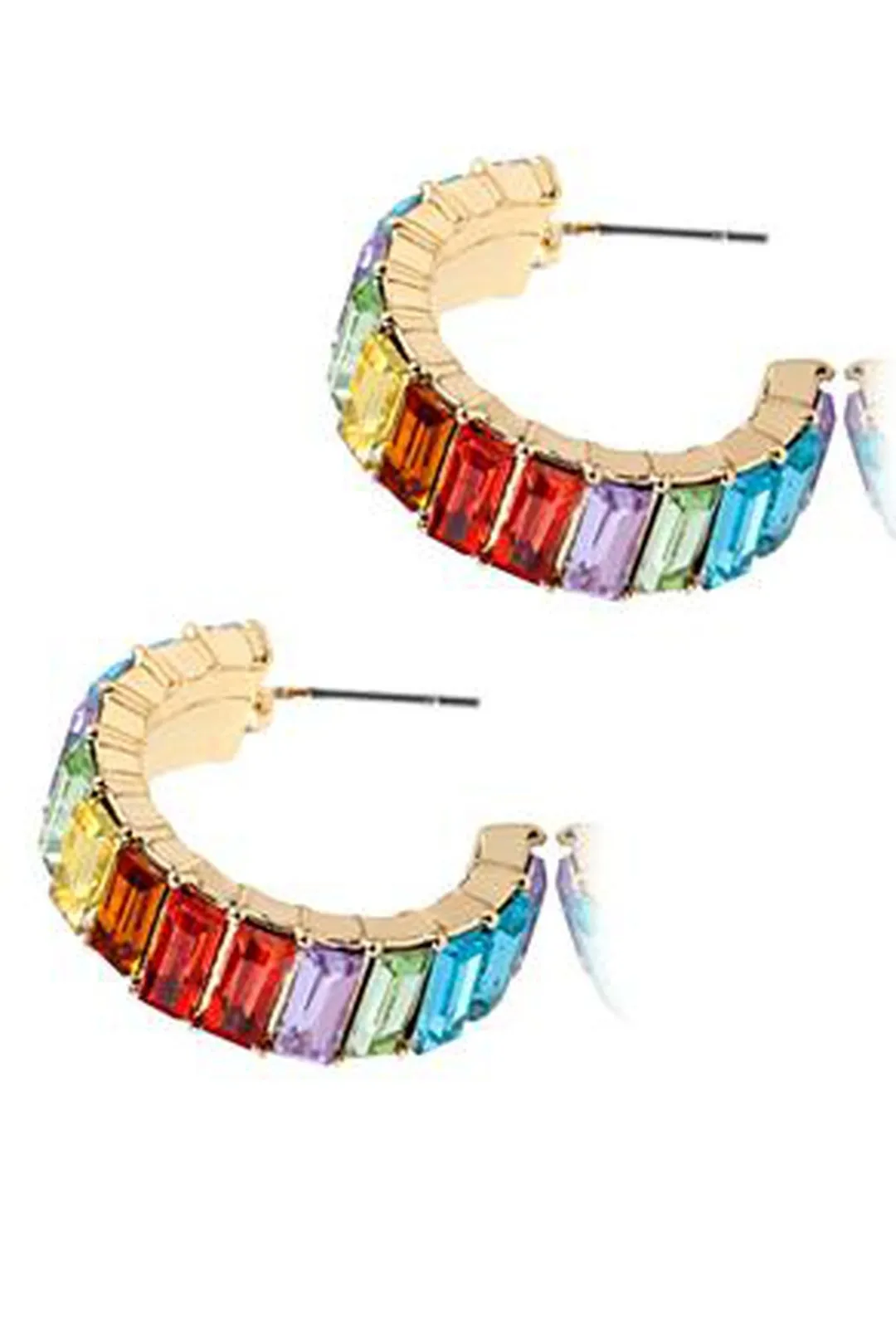 GRAZIELLA - GOLD GEM STONE EARRING