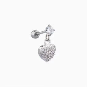 Heartbeat Drop Stud