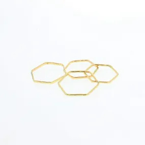 Hexagon Stacking Rings