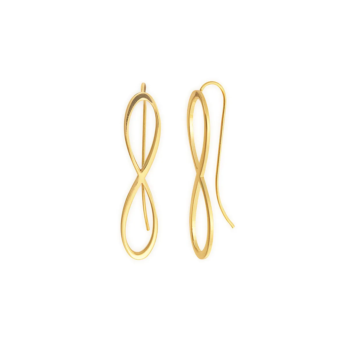 Infinity Symbol Drop Earrings