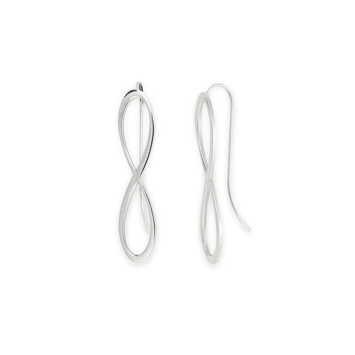 Infinity Symbol Drop Earrings