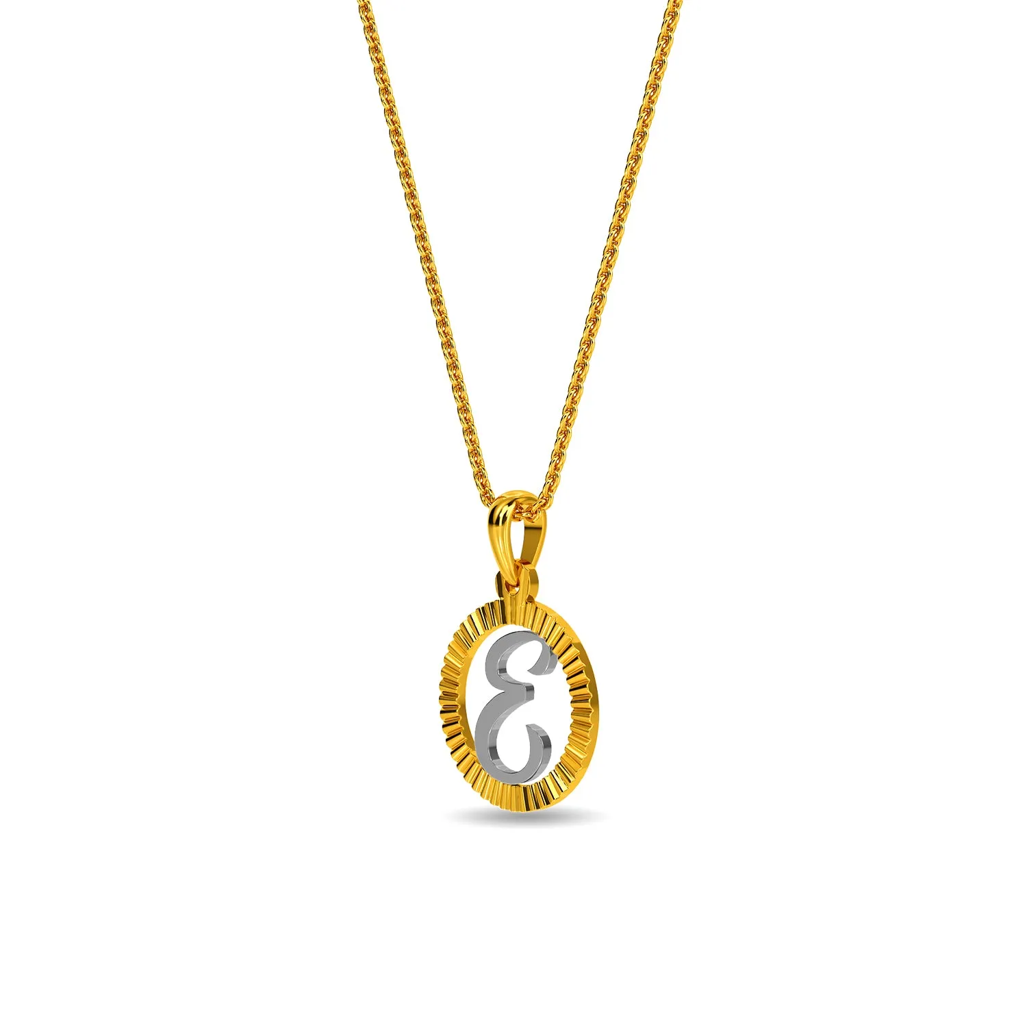 Initial E Pendant