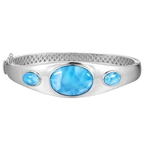 Larimar Moon Phase Bangle