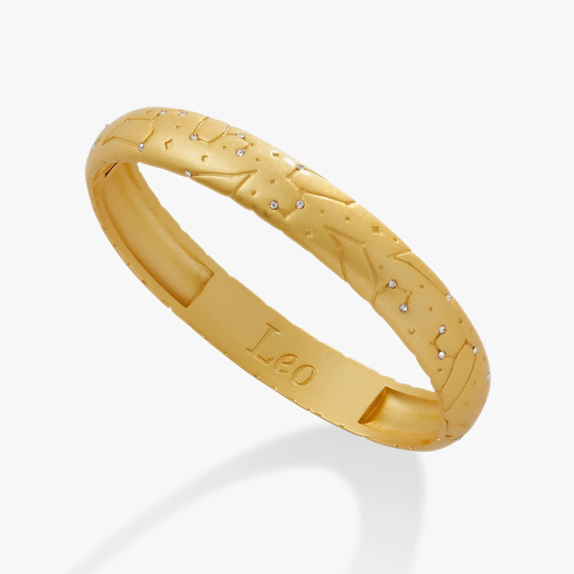 Leo Zodiac Hinge Bangle