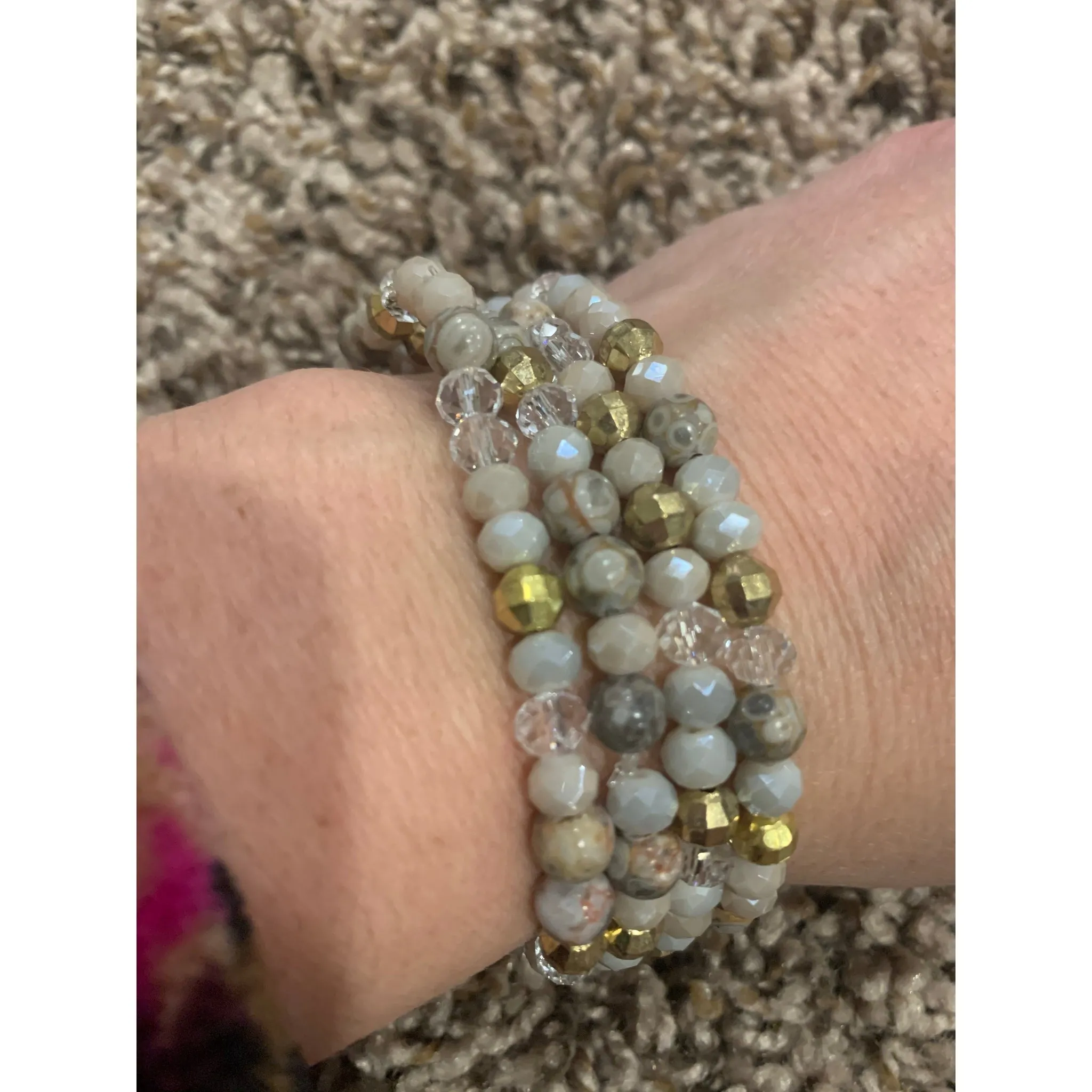 Lizou Genuine Stone Bracelets