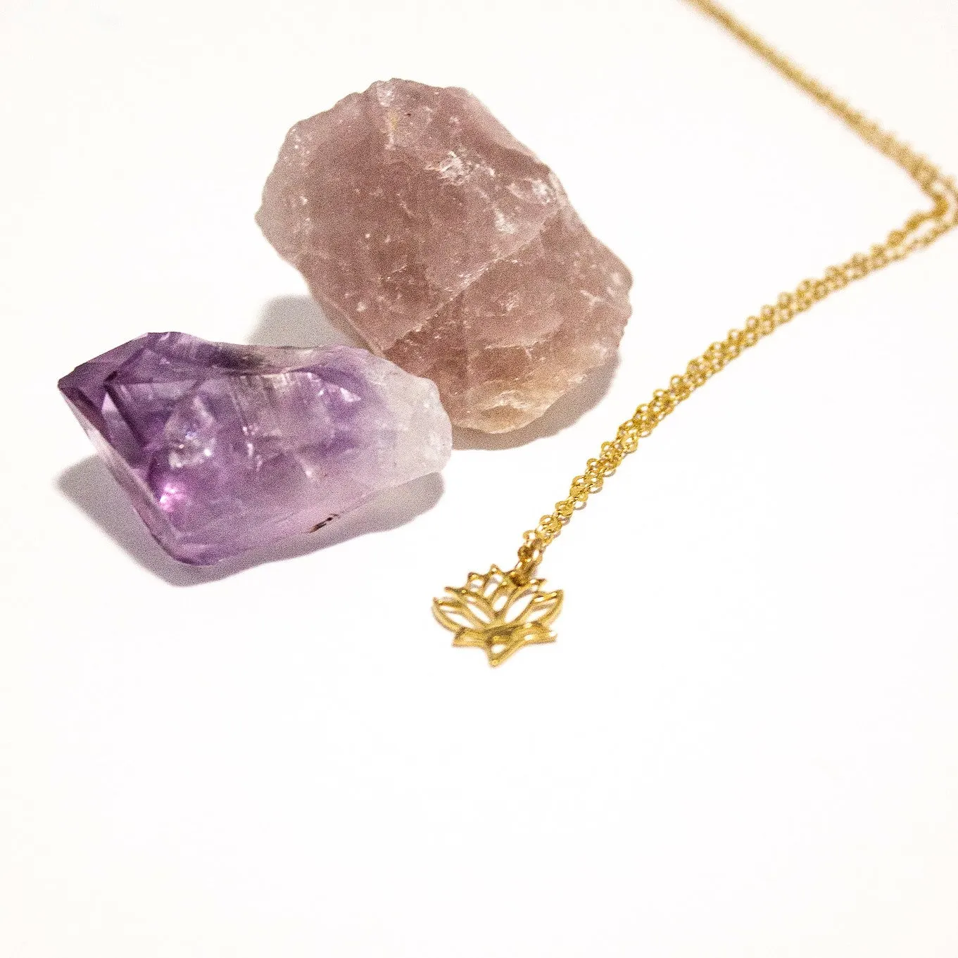 Lotus Pendant Necklace