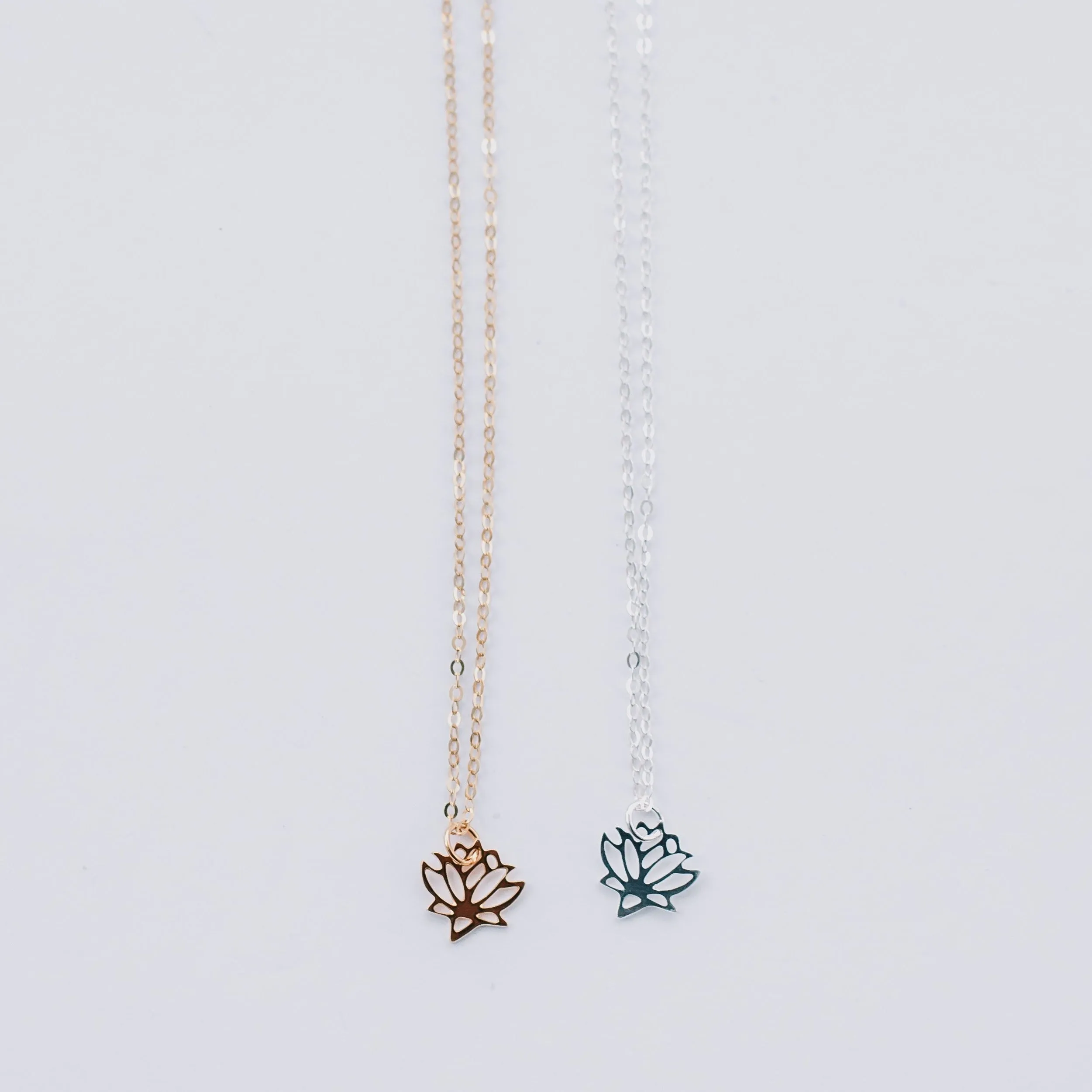 Lotus Pendant Necklace