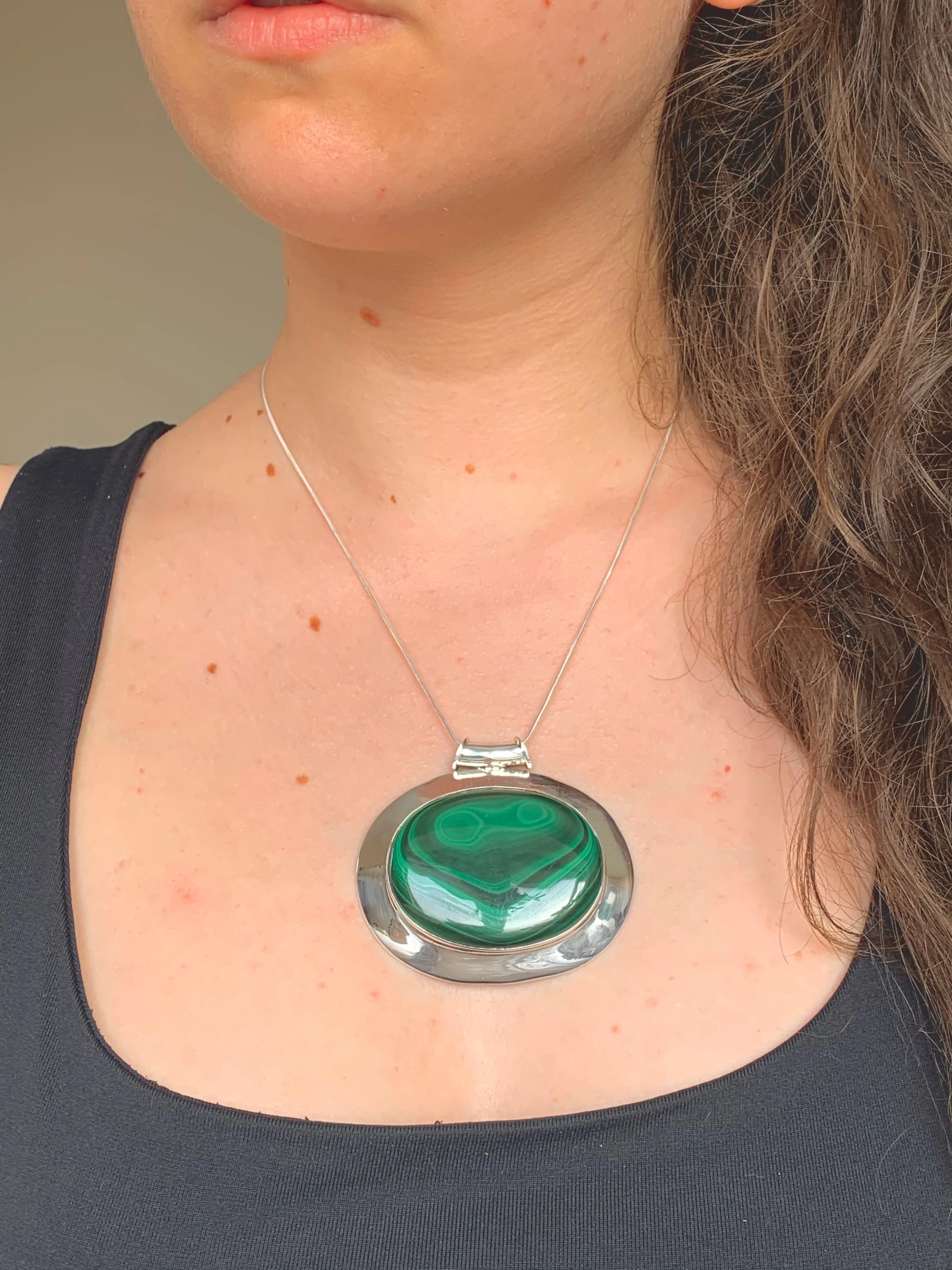 Malachite Gaia Pendant