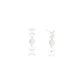 Moon Phase Drop Earrings