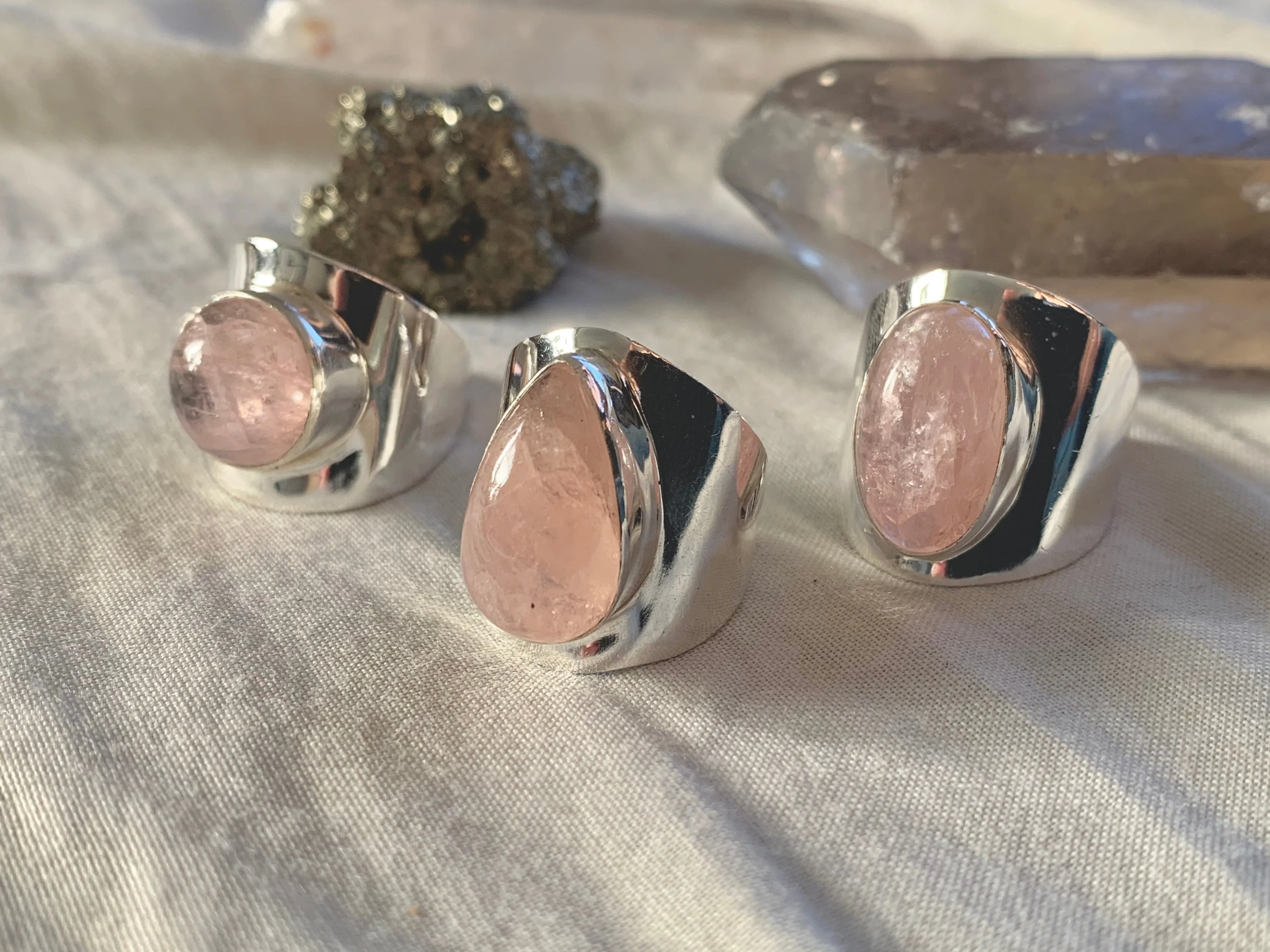 Morganite Medea Rings - Mixed