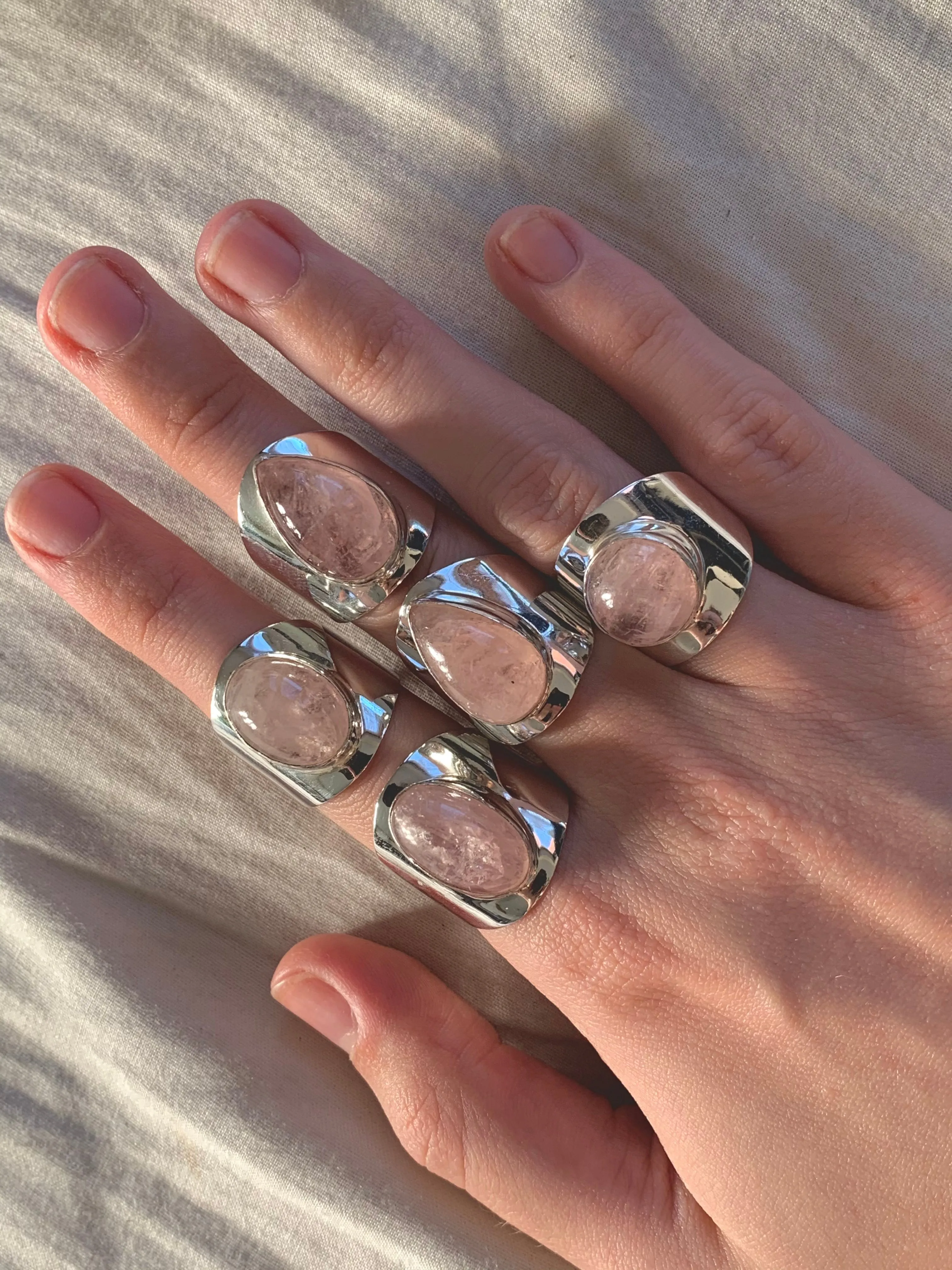 Morganite Medea Rings - Mixed