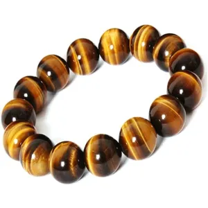 Natural Stone Tiger's Eye Buddha Bracelet