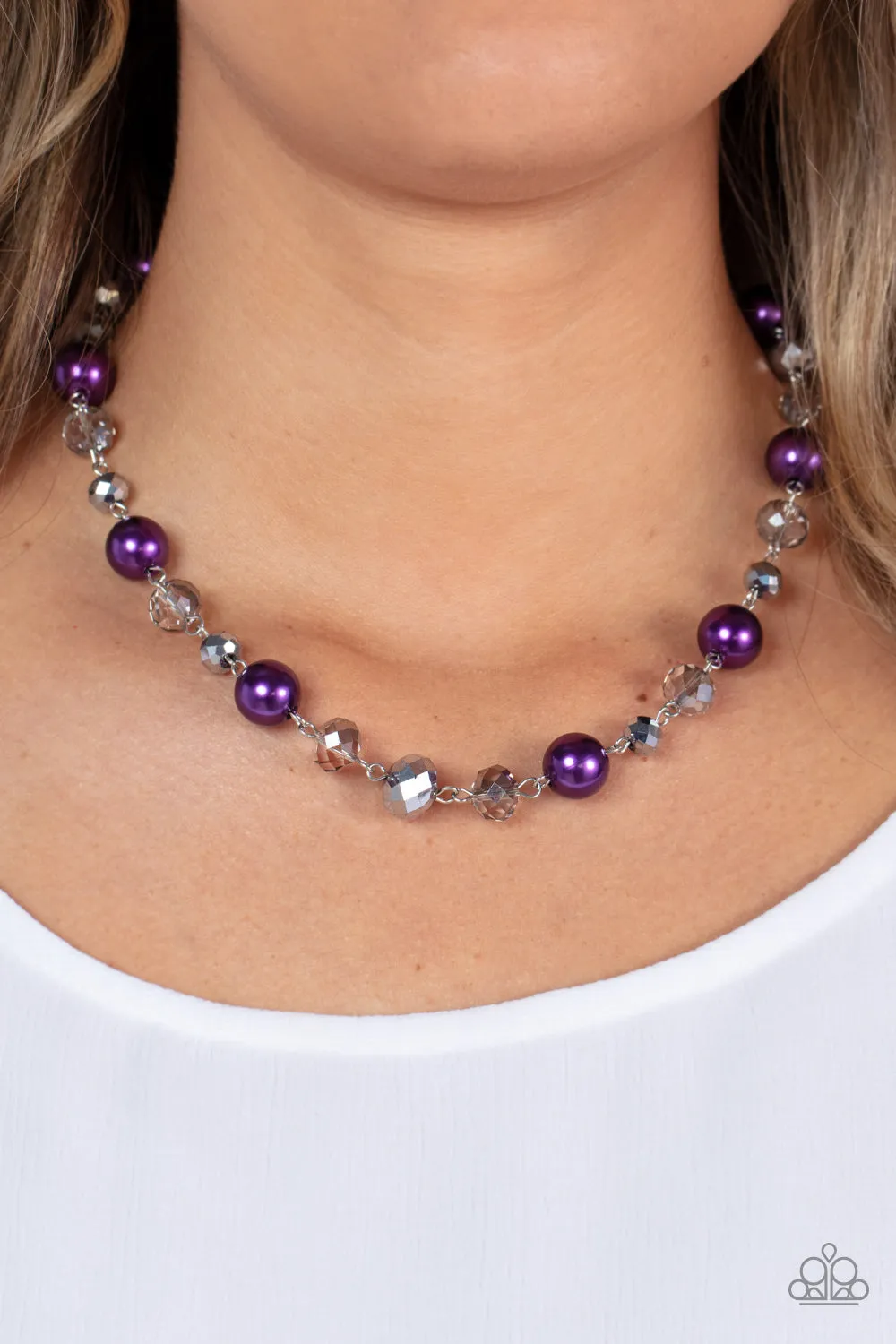 Paparazzi Necklace Decked Out Dazzle - Purple Necklace