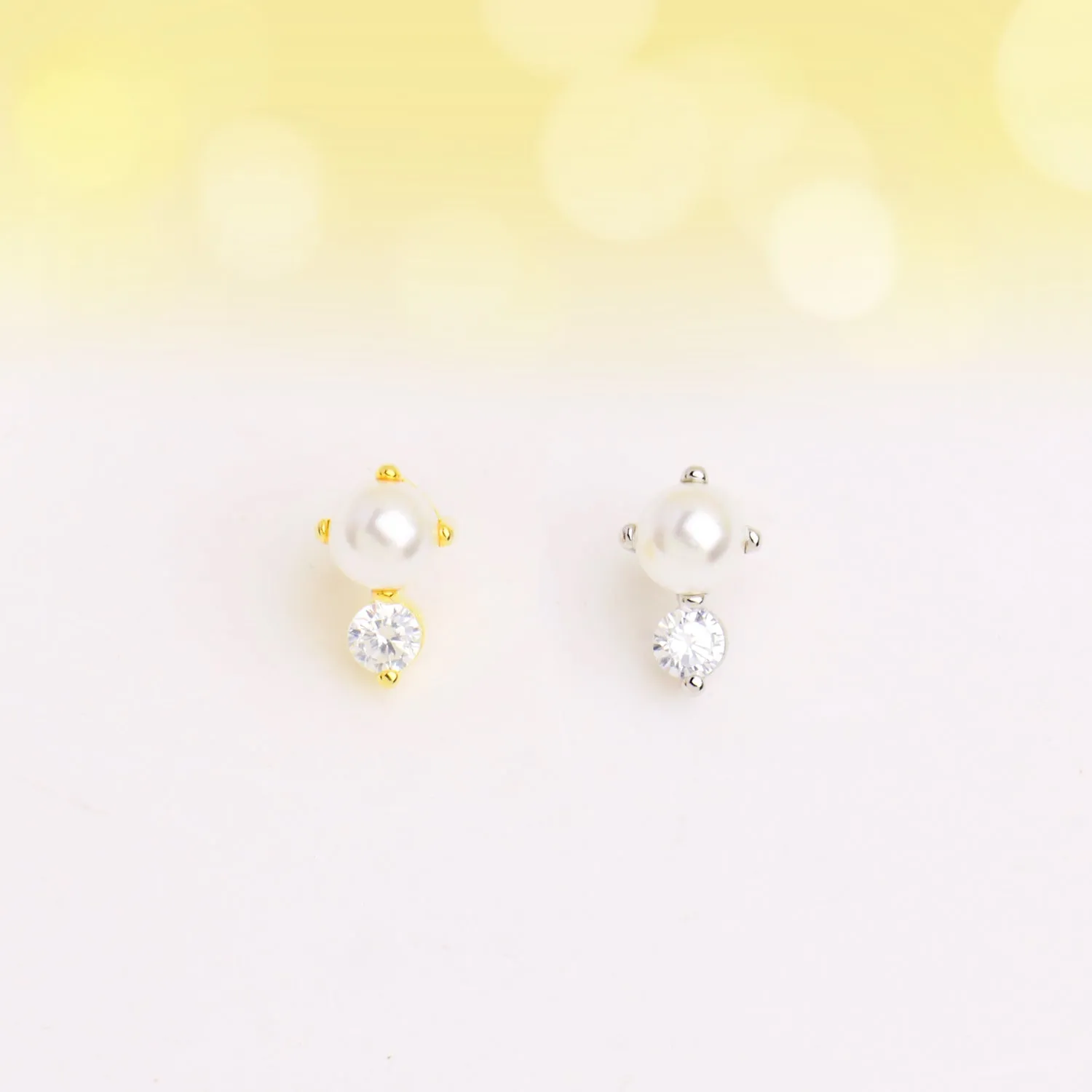 Pearl & Gem Stud