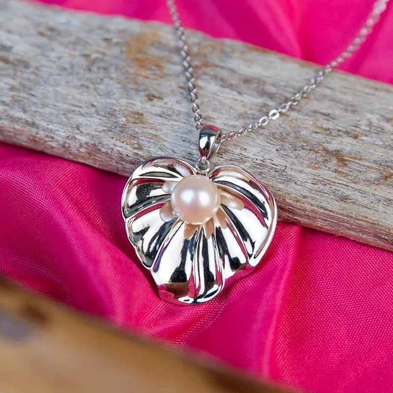 Pearl Anthurium Pendant