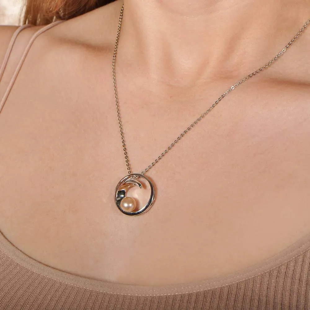 Pearl Wave Pendant