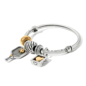 Pickleball Charm Bangle