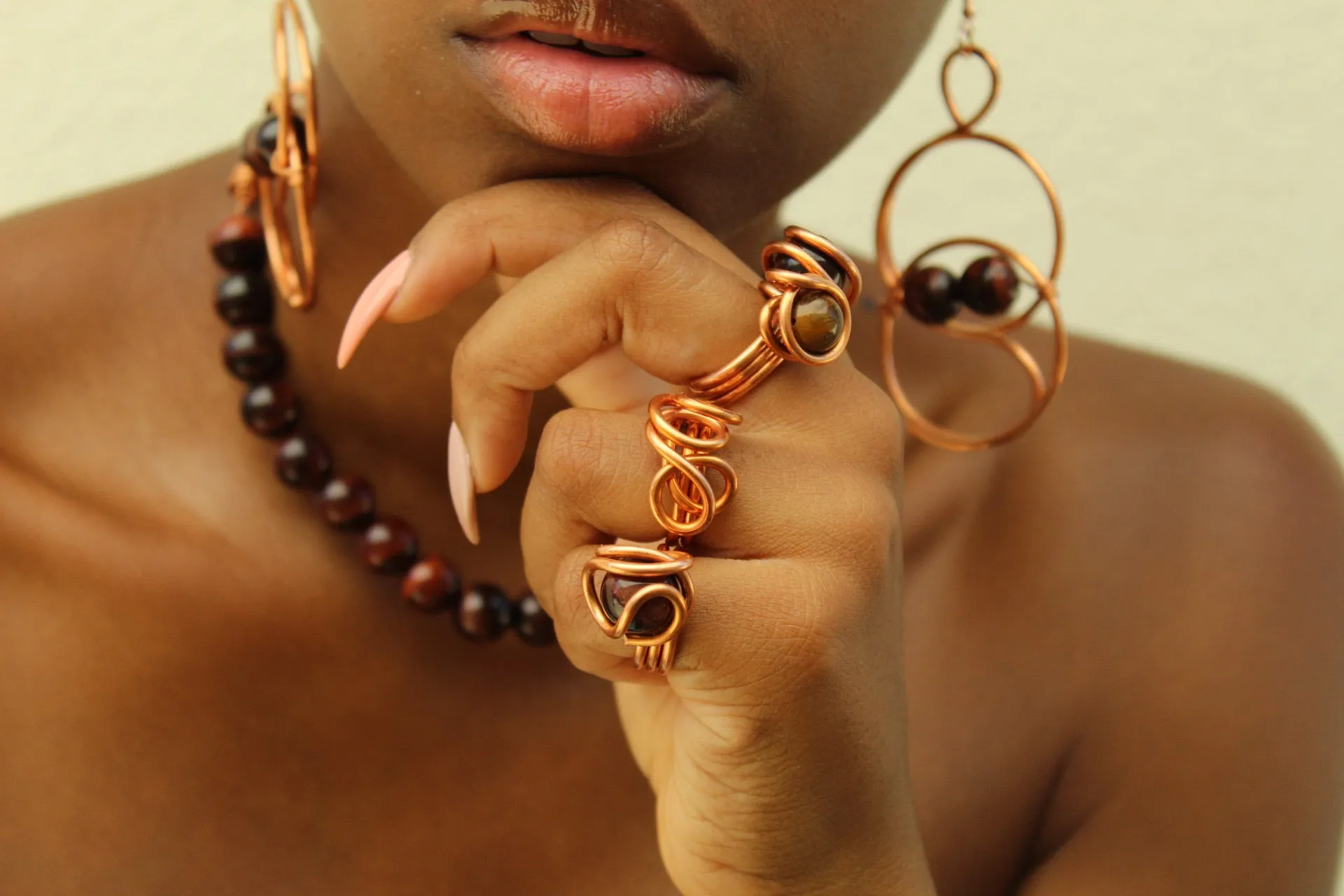 Pure Copper Rings