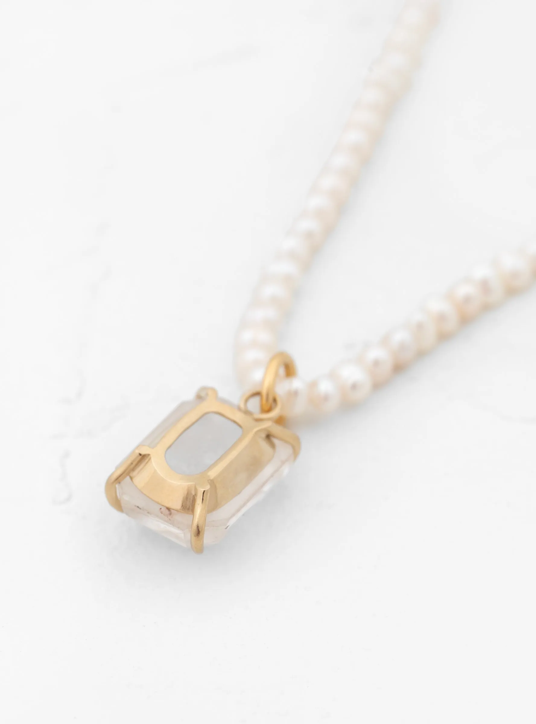 Quartz Pendant Necklace