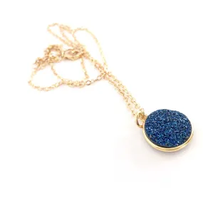 "Druzy Drop" Pendant Necklaces