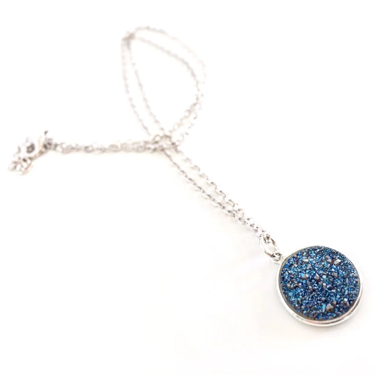 "Druzy Drop" Pendant Necklaces