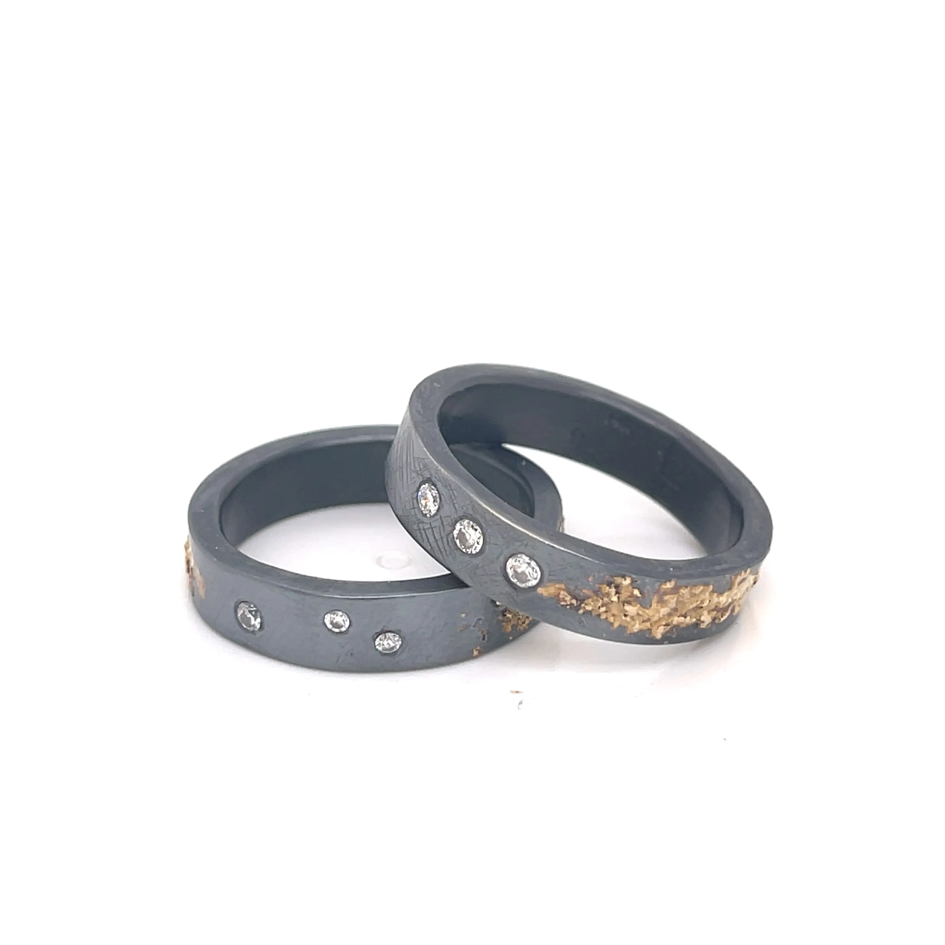 Roccia Lunare stack rings