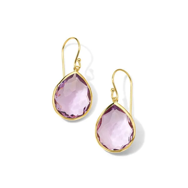 Rock Candy Teardrop Earring in Amethyst