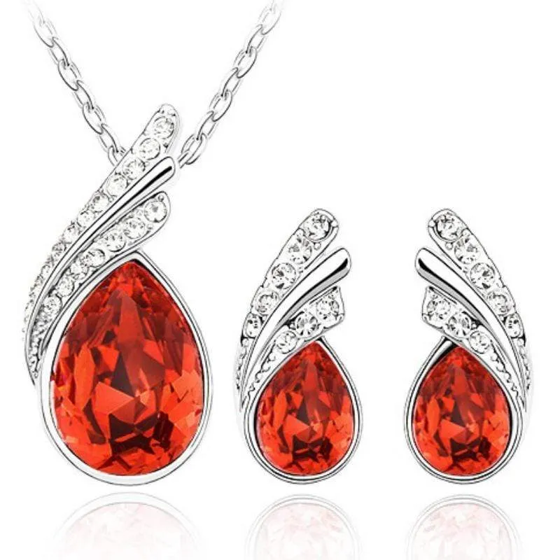 Royal Queen Red Gem Set