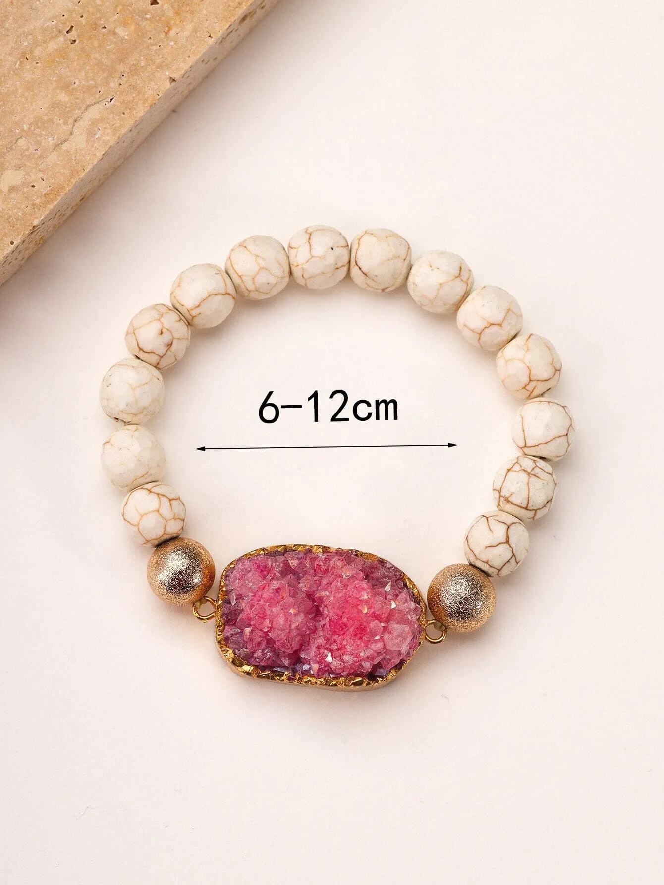 Ruby Natural Stone Bead Bracelet