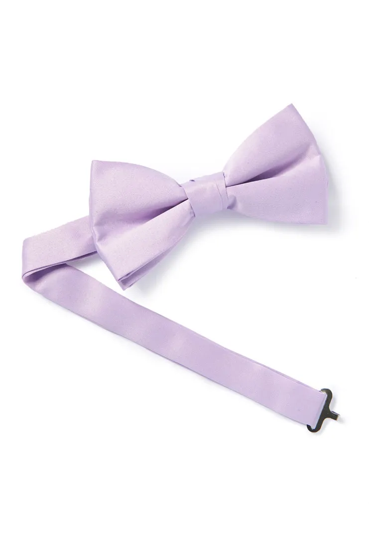 Satin Bow Tie - Lilac