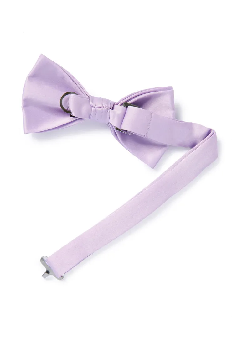 Satin Bow Tie - Lilac