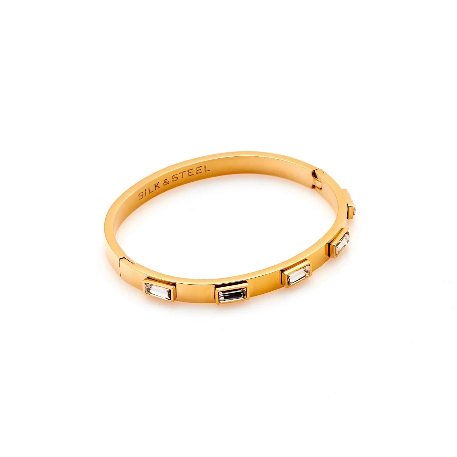 Sienna / Bangle / Crystal   Gold