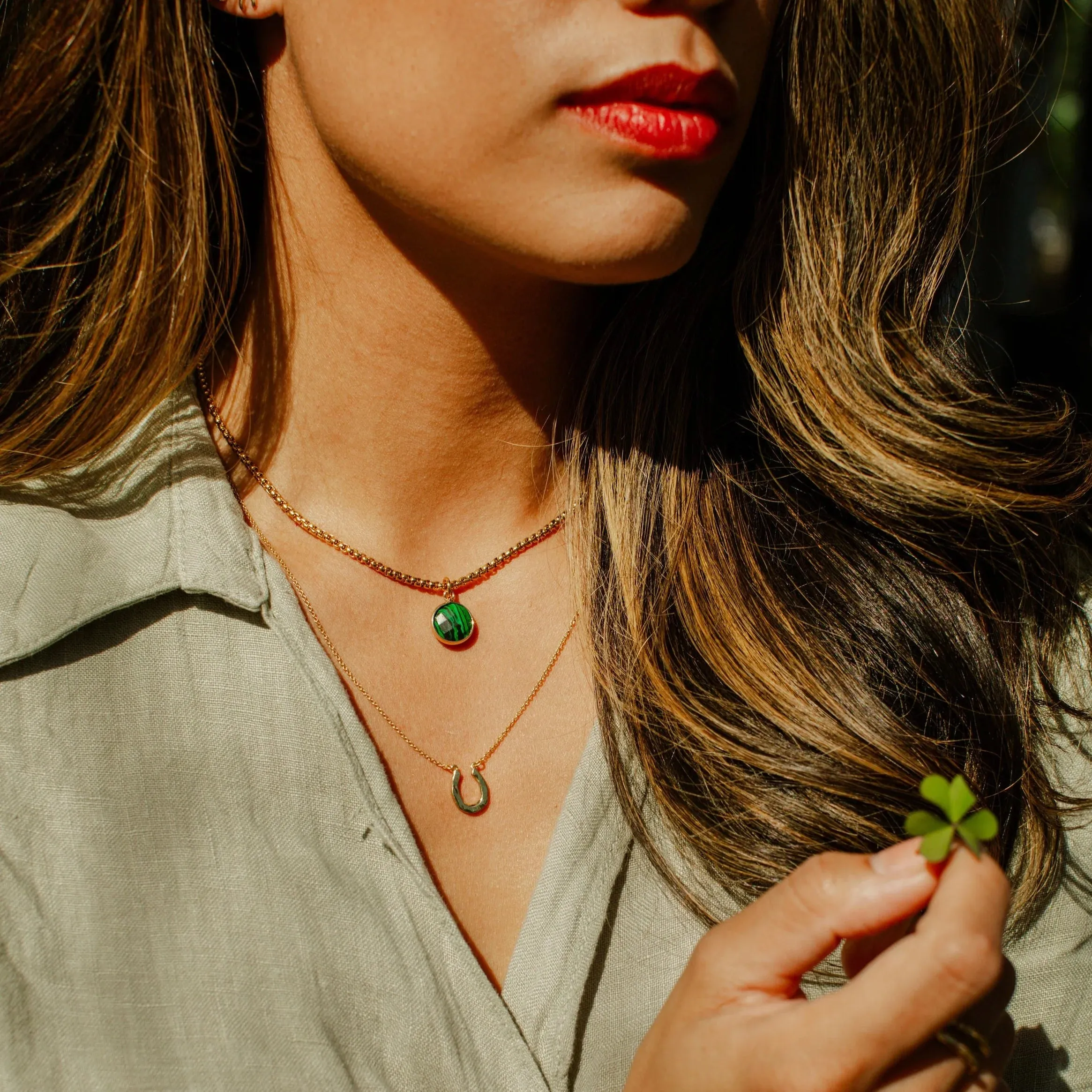 Stone Pendant Necklace