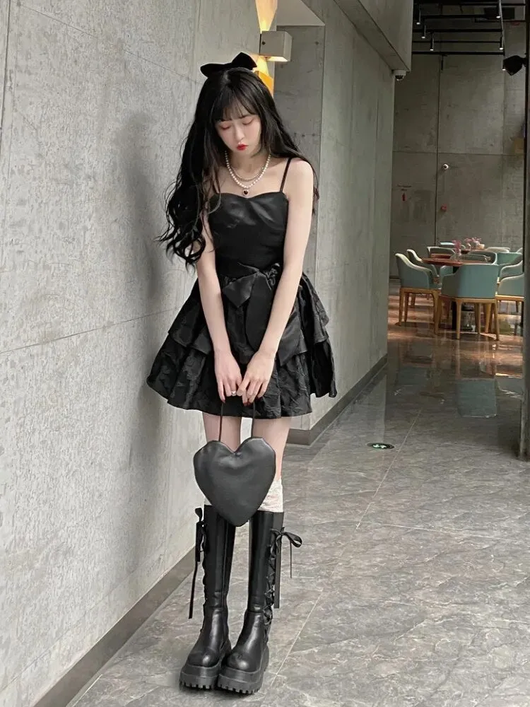 Strap Bow Dress