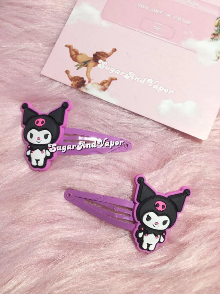 Sweet Devil Hair Clips