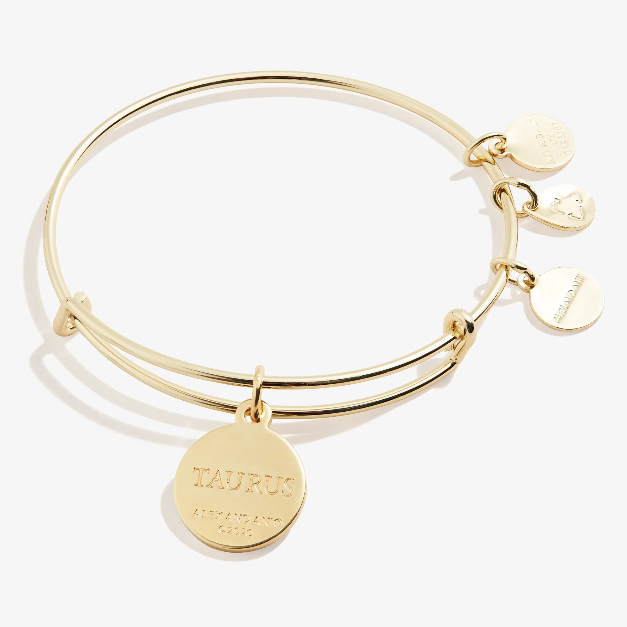 Taurus Zodiac Charm Bangle, Color