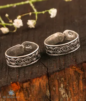 The Ziya Silver Toe-Rings