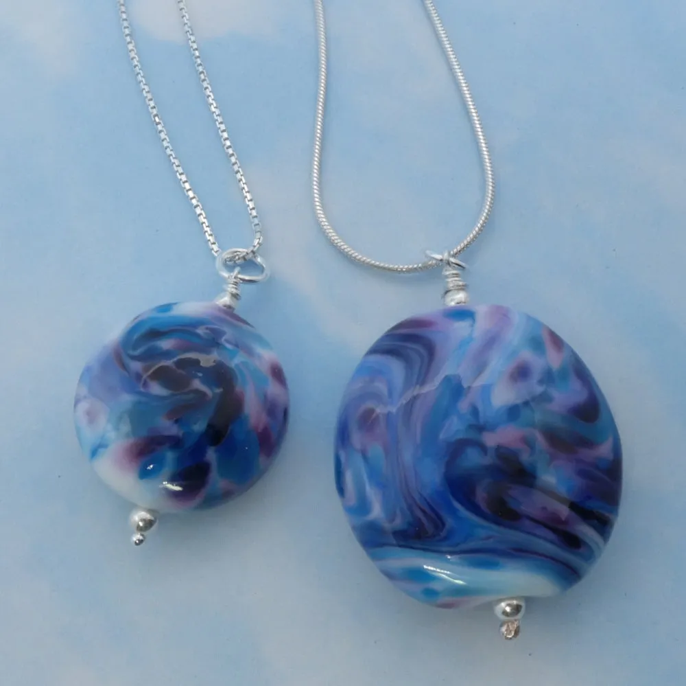 Twilight Swirls pendant